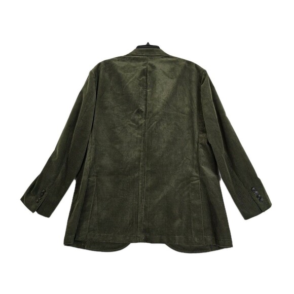 Spier & Mackay Sport Coat Mens 48 Olive Corduroy Pontoglio 1883 Unstructured - Picture 2 of 16